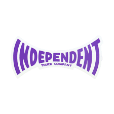 independent purple span 6in sticker