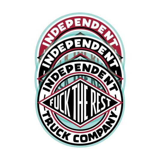 independent ftr summit 3.5in x 3.5in sticker