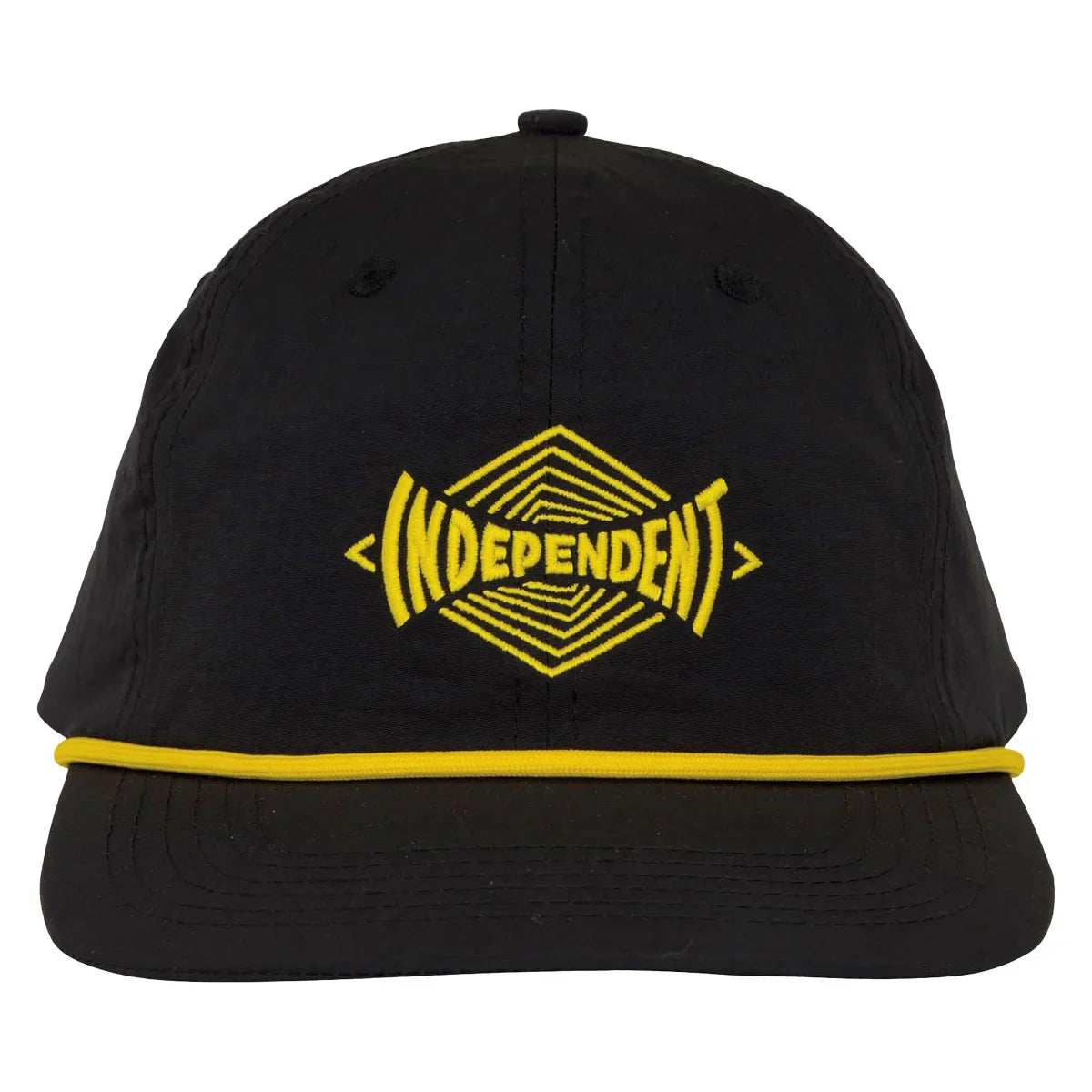 independent vertigo span snapback hat black