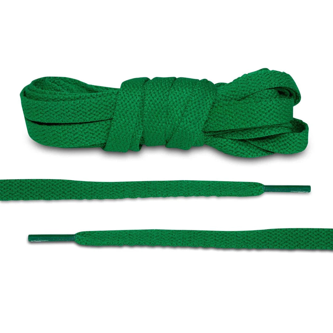 tight laces flat 45in kelly green