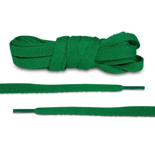 tight laces flat 45in kelly green