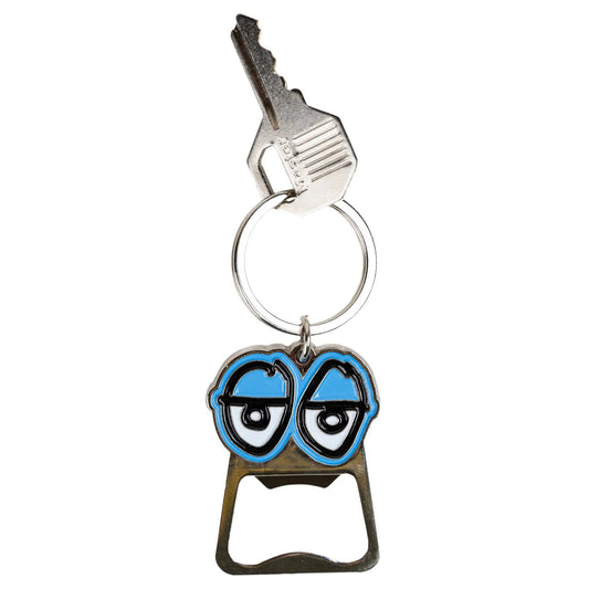 krooked eyes keychain blue fill