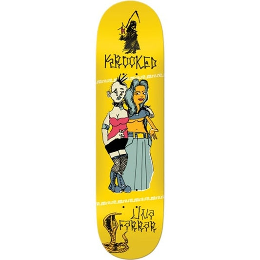 krooked una punx true fit deck 8.38