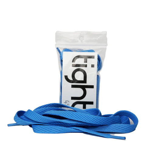 tight laces flat 45in sky blue laces