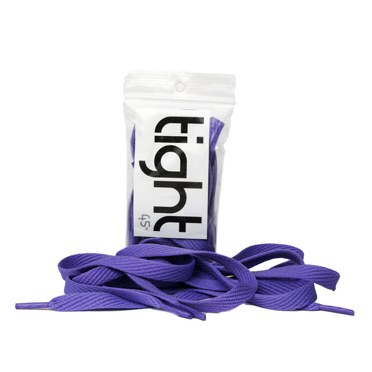 tight laces flat 45in purple