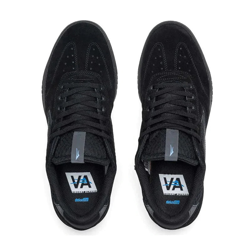 lakai atlantic shoe black black suede 5