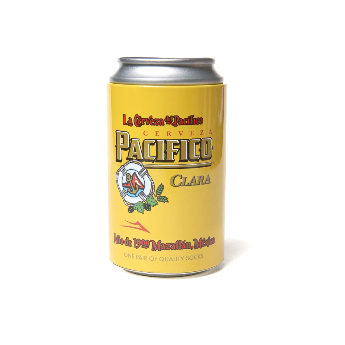 lakai x pacifico crew socks white