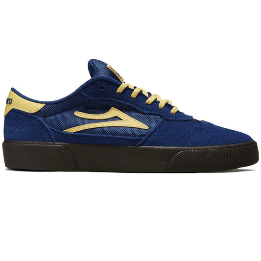 pacifico x lakai cambridge shoe blue yellow suede 6