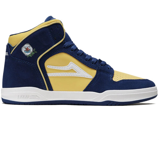 pacifico x lakai telford shoe blue yellow suede 7