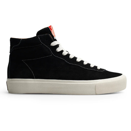 last resort ab vm001-hi shoe suede black white