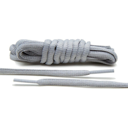 tight laces oval 48in light grey