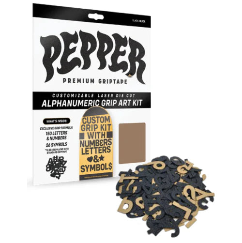 pepper alphanumberic custom grip kit