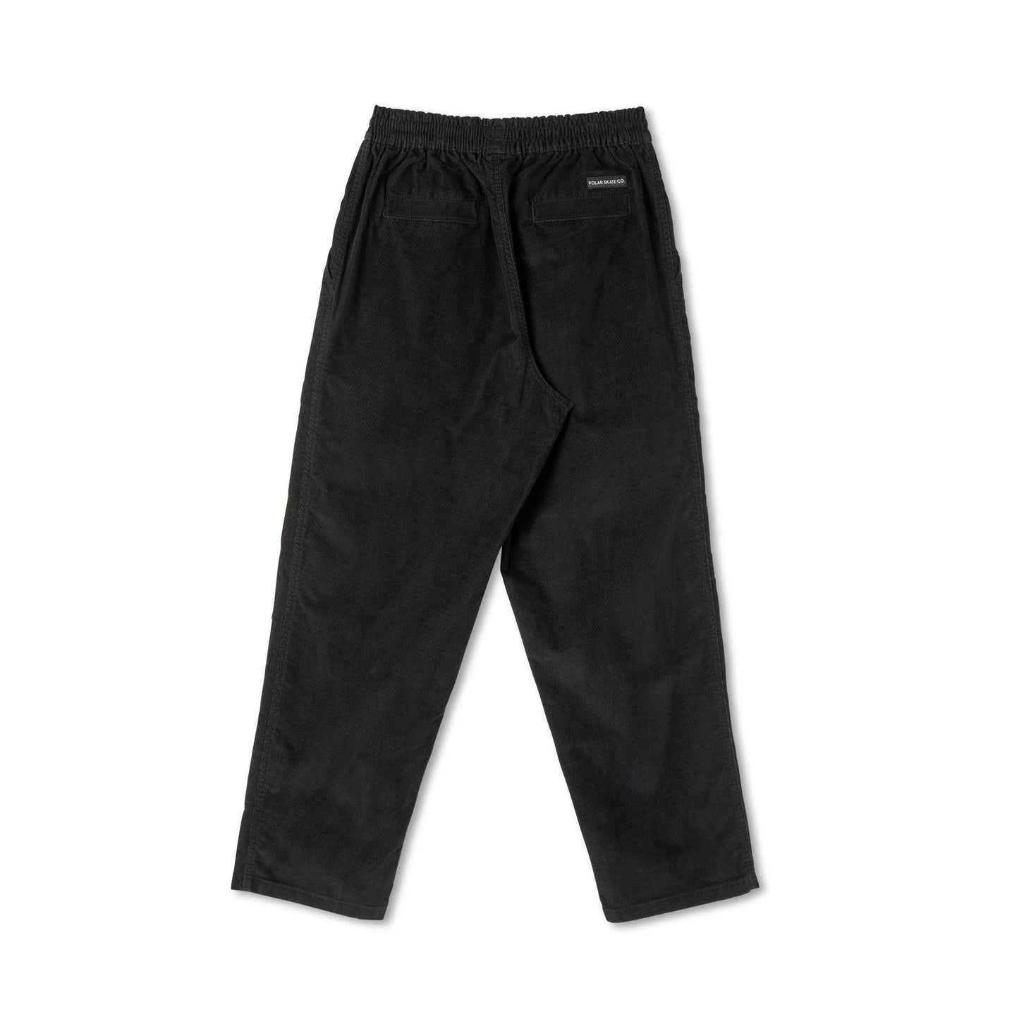 polar cord surf pant black