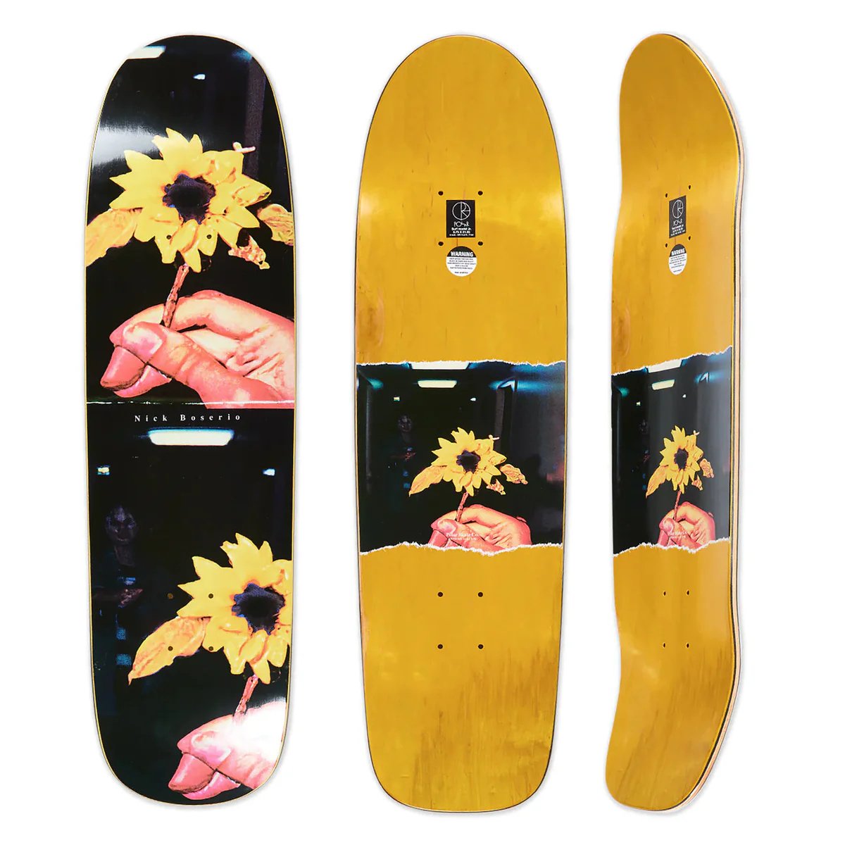 polar nick boserio flower surf jr deck 8.75
