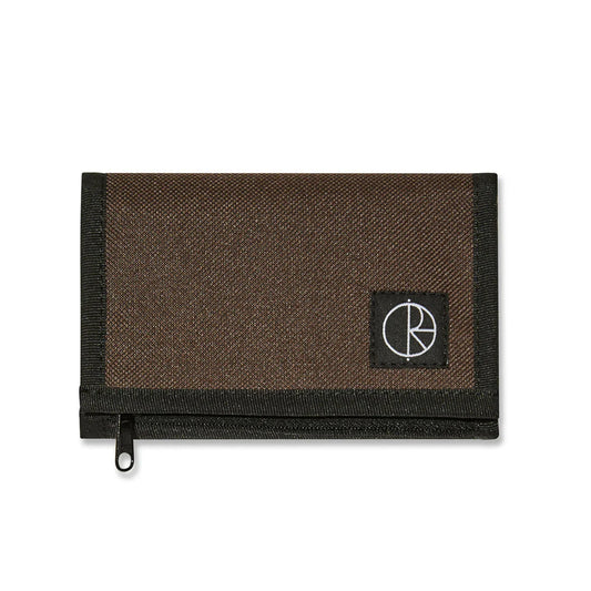 polar stroke logo key wallet brown