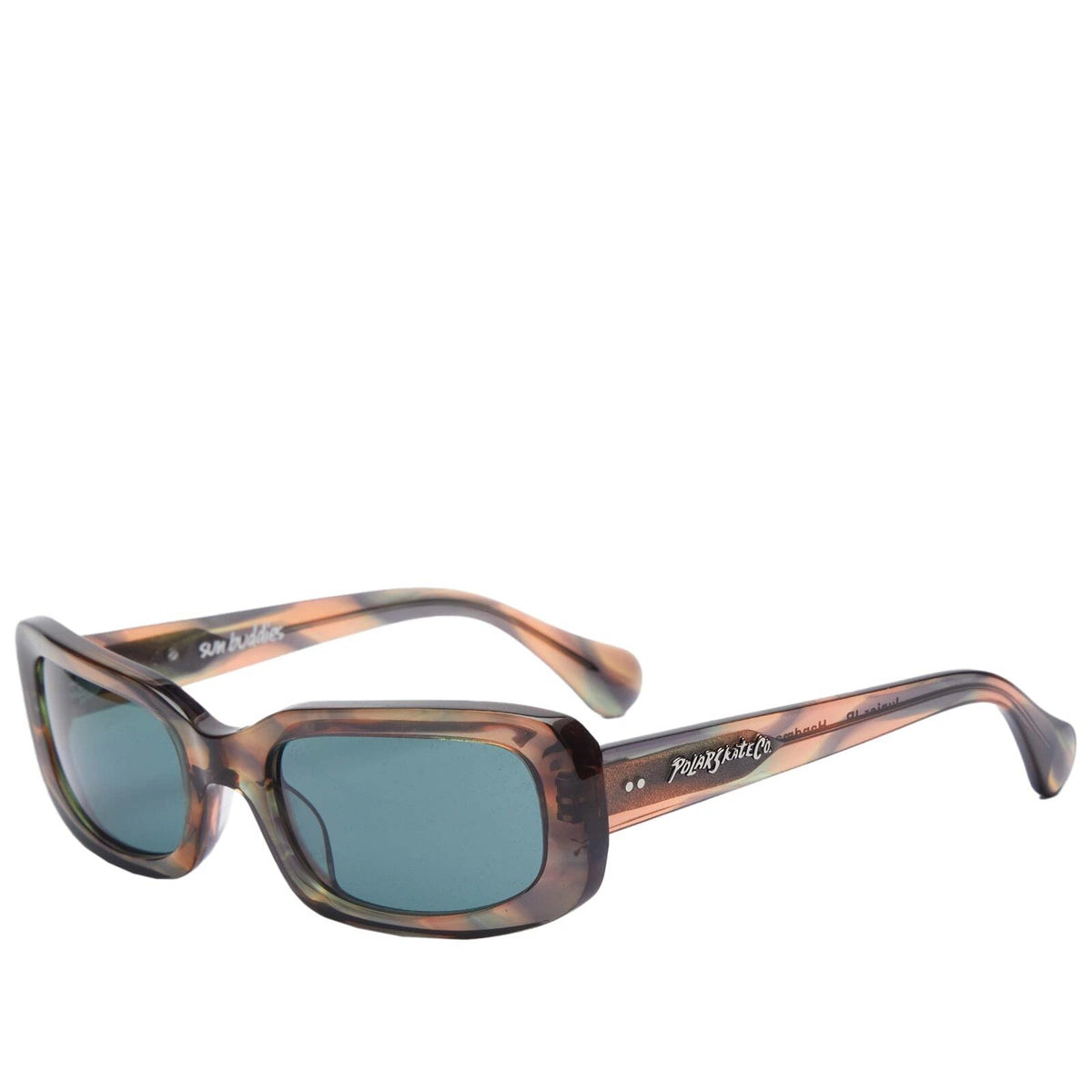 polar x sun buddies junior jr sunglasses peach green