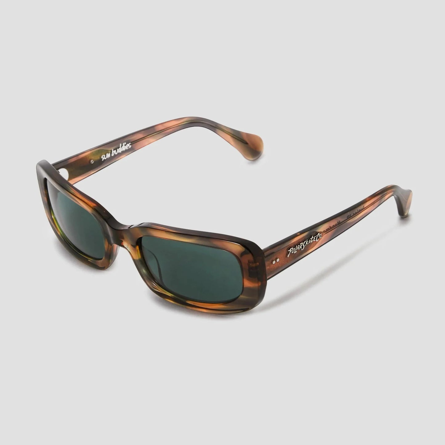 polar x sun buddies junior jr sunglasses peach green
