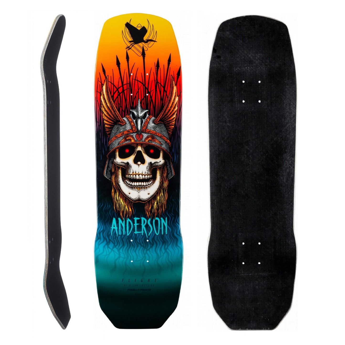 powell andy anderson heron skull pro flight deck 8.45