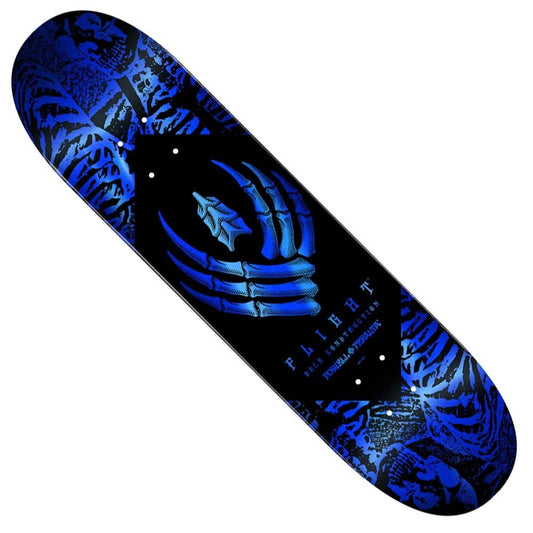 powell peralta skeleton blue foil flight 8.75 deck