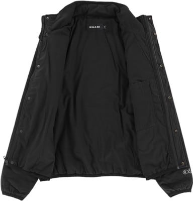 quasi path quilted jacket black