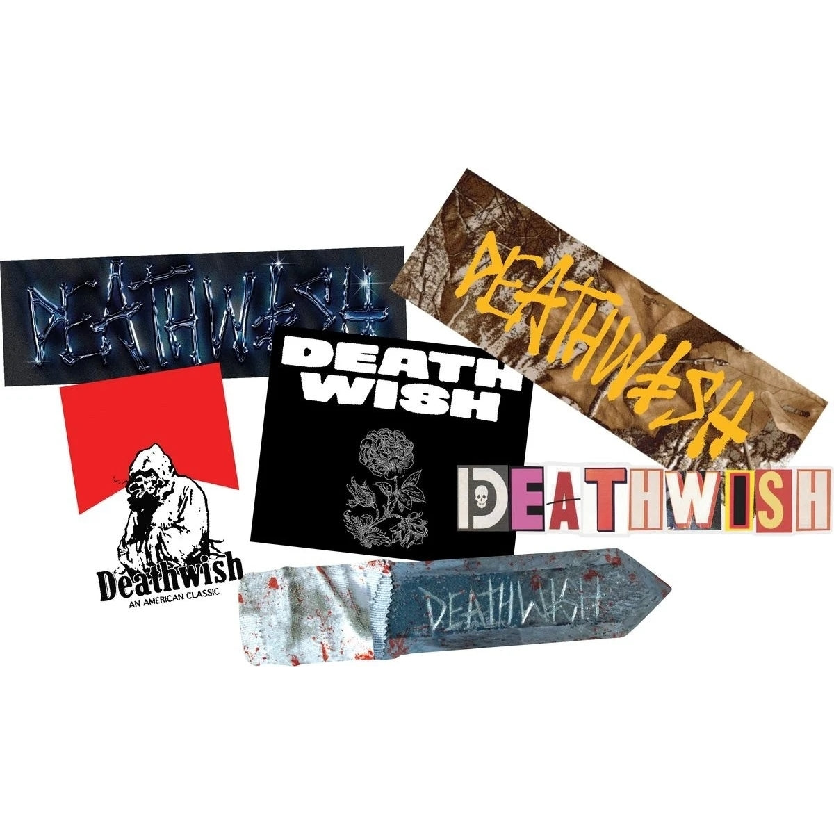 Deathwish Classic Stickers 6 Pack