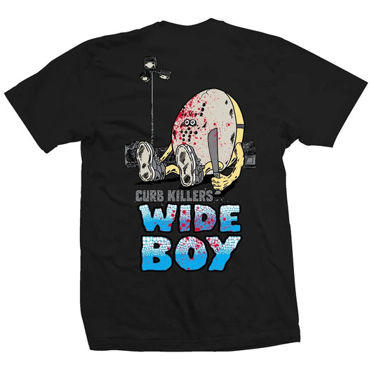 Heroin Curb Killer Wide Boy Tee Black