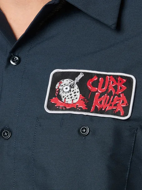 Heroin Curb Killer Work Shirt Navy
