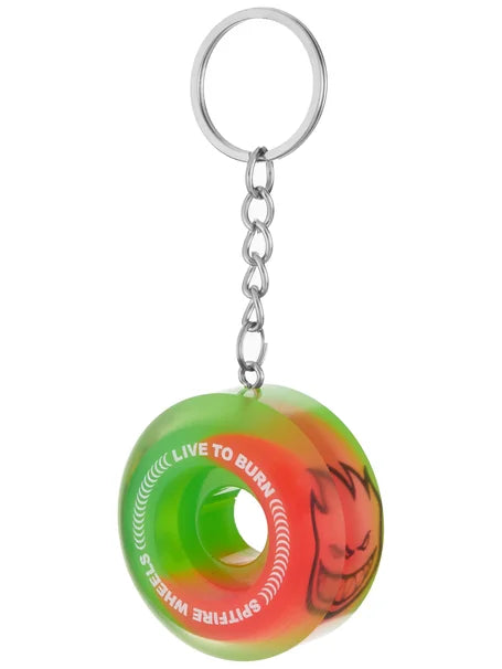 spitfire sapphire wheel keychain