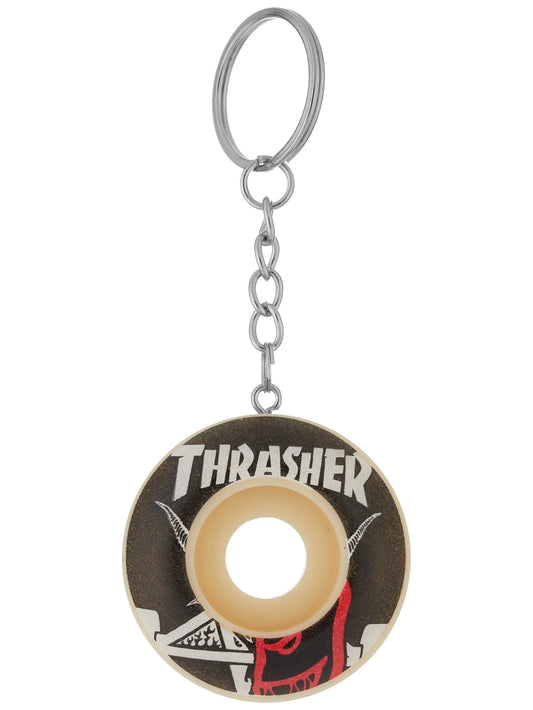 spitfire thrasher wheel keychain