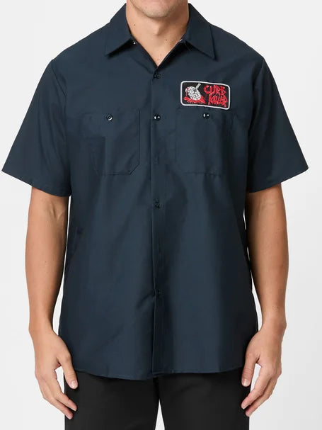 Heroin Curb Killer Work Shirt Navy