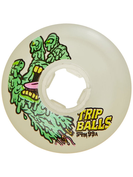 slime balls 99a face melter trip balls gitd wheels  54mm