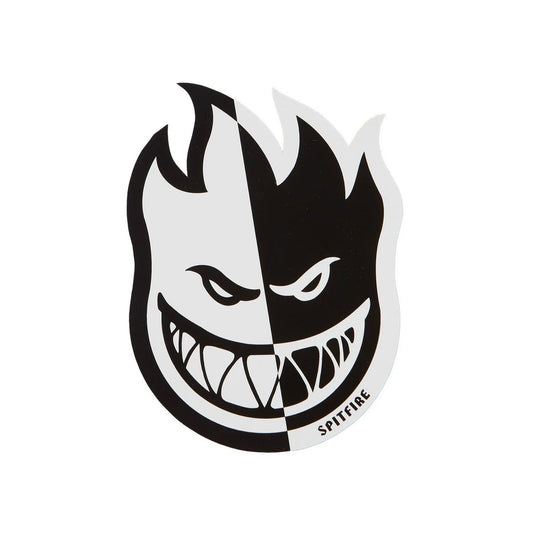 spitfire 2 tone bighead fill 2 6in sticker white black