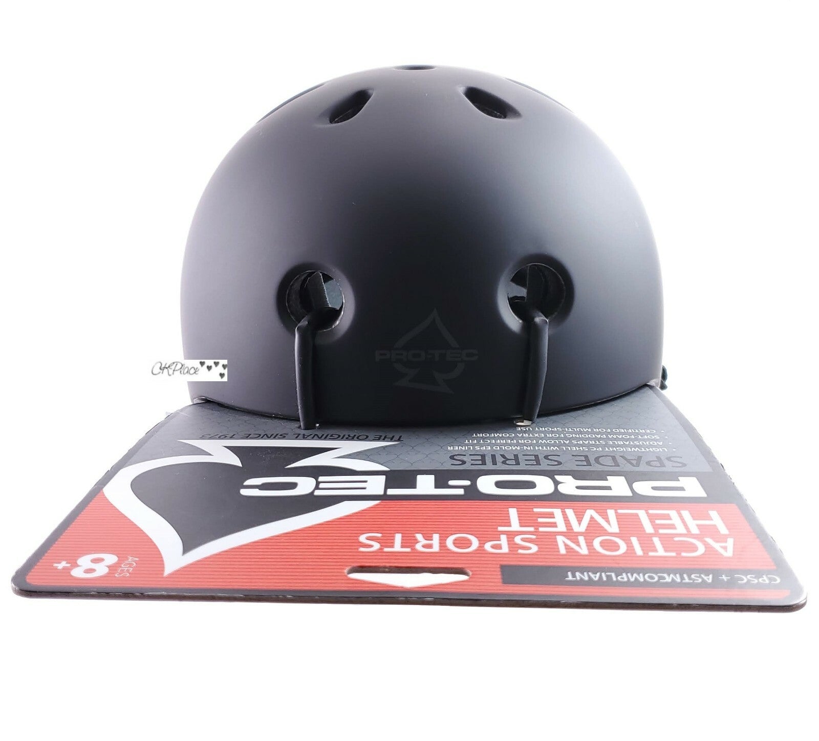 bike shop protec helmet pro tec spade series certified helmet black sized for ages 8+ – Studio Skate Supply