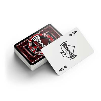 independent cant be beat playing cards