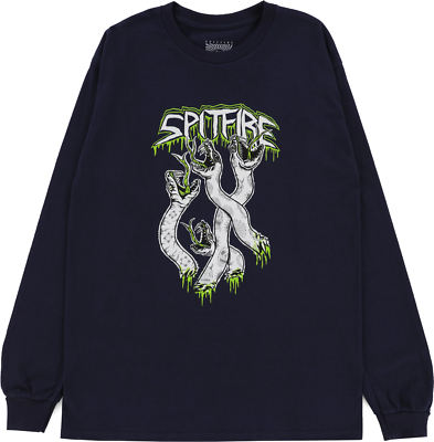 spitfire venom longsleeve tee navy