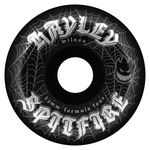 spitfire f4 99 hayley wilson webbed conical full black wheels 53mm