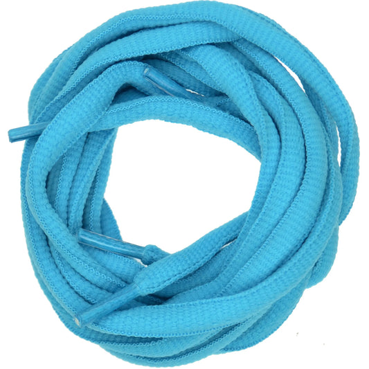 tight laces oval 48in sky blue