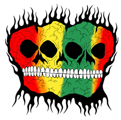 baker skulls n stuff skull sticker