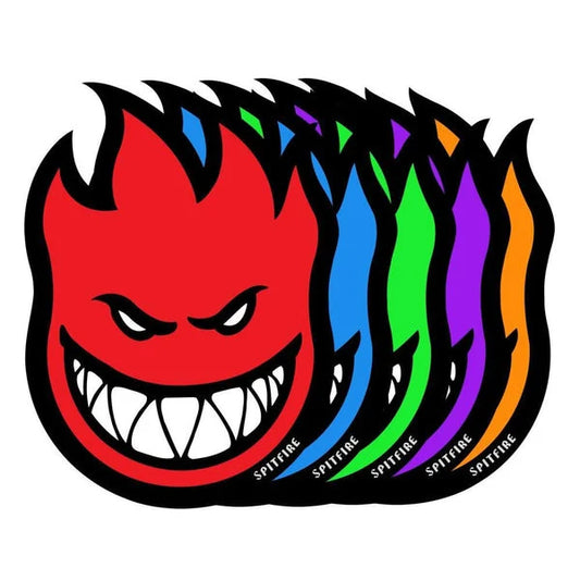 spitfire fireball 1.5in mini sticker assorted colors