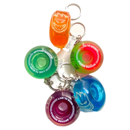 spitfire sapphire wheel keychain