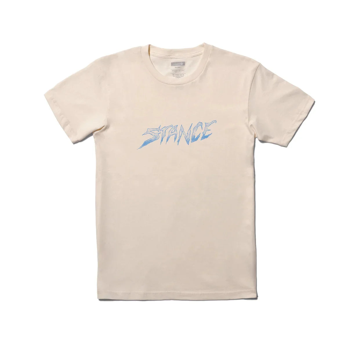 stance bolted tee vintage white