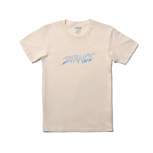 stance bolted tee vintage white