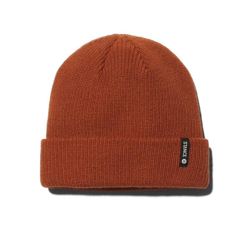 stance icon 2 beanie rust