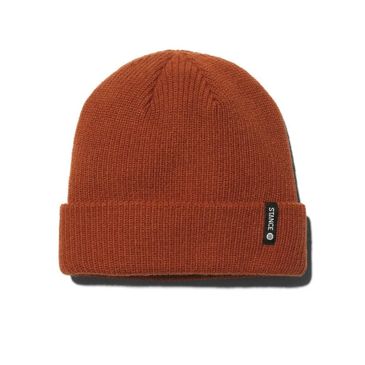 stance icon 2 beanie rust
