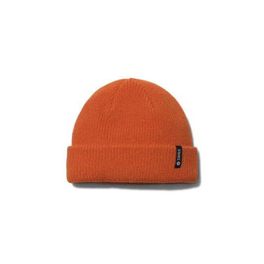 stance icon 2 shallow beanie orange