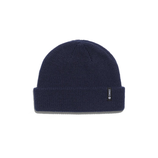 stance icon 2 shallow beanie navy