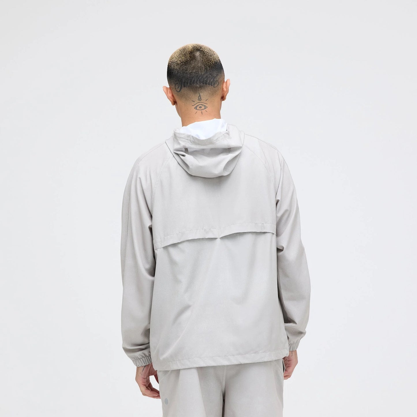 stance performance warm up jacket string grey