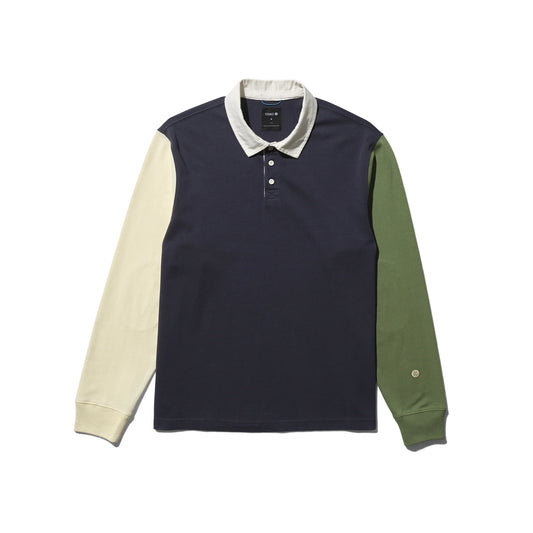 stance rugby long sleeve tee dark navy