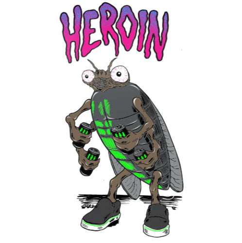 heroin fried boy swampy sticker