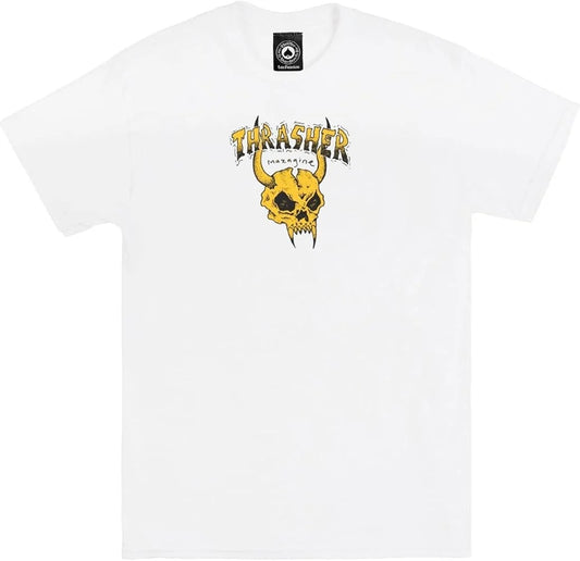 thrasher barbarian tee white